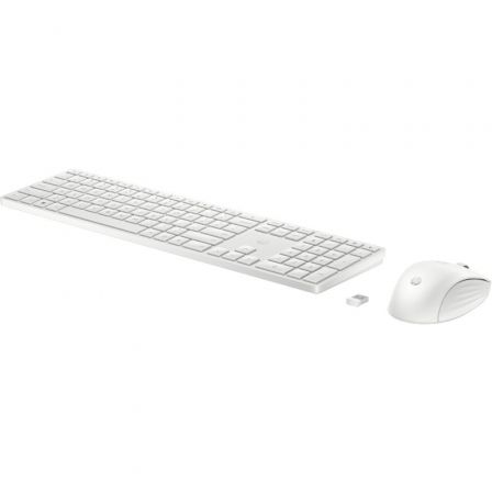 HP Combo de teclado y ratón inalámbricos 650, Blanco HP Combo de teclado y ratón inalámbricos 650, Blanco